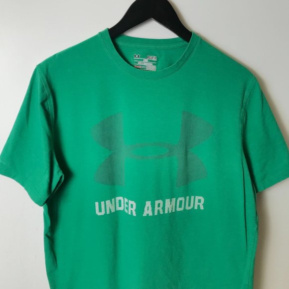 Under Armour Loose Fit T Shirt Classic Heatgear Fit Sports Graphic Tee Medium M - Picture 8 of 9